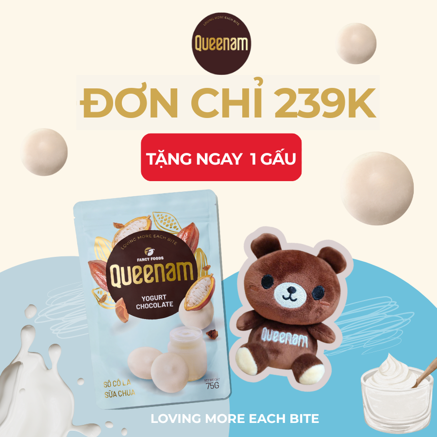  Queenam Yogurt Button Chocolate 