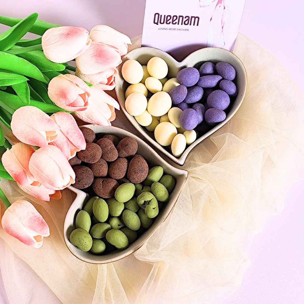  [TẶNG THIỆP + TÚI TOTE] Túi set quà socola Queenam cho ngày 8/3 