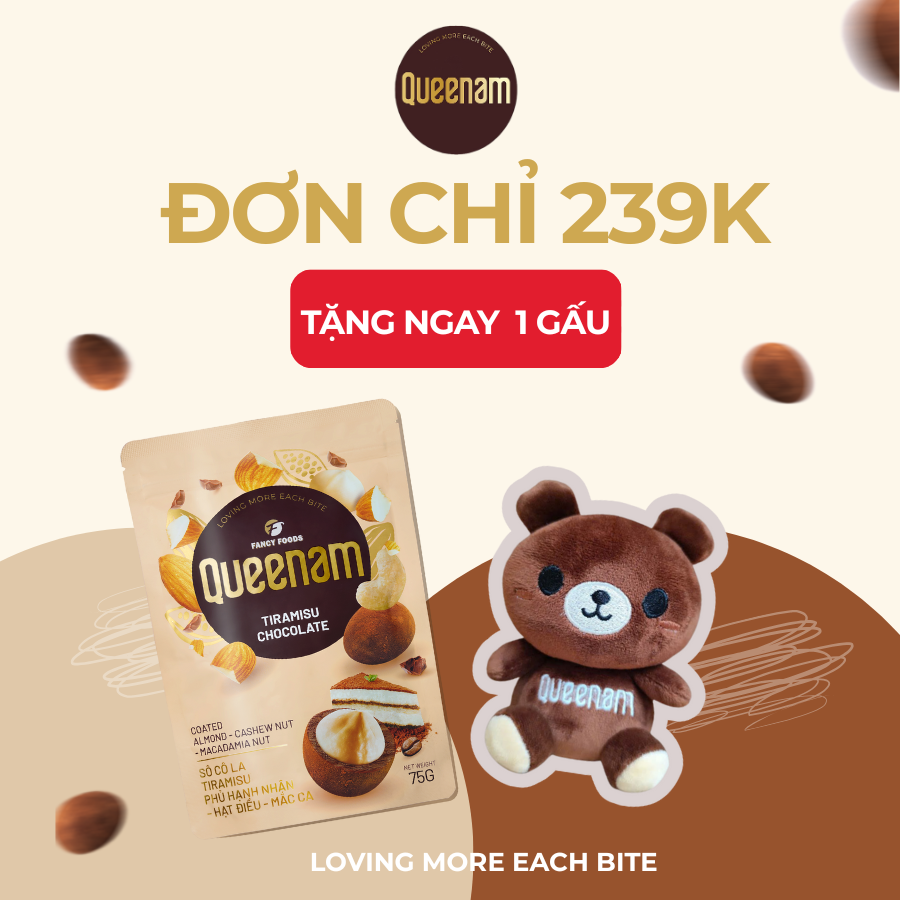  Queenam Tiramisu Chocolate 