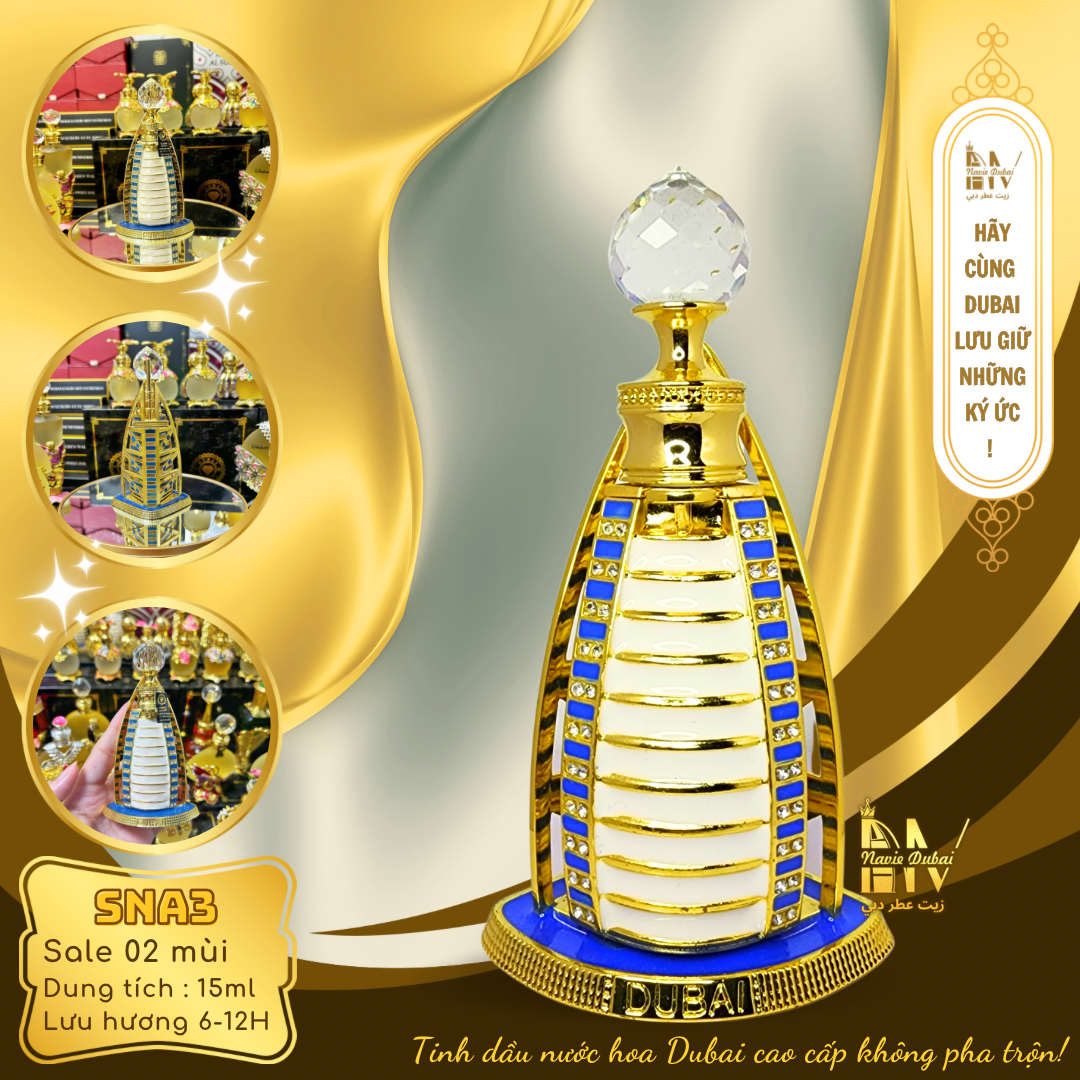  [SALE] Navie Dubai Tinh dầu nước hoa Dubai dành cho Nam SNA3 