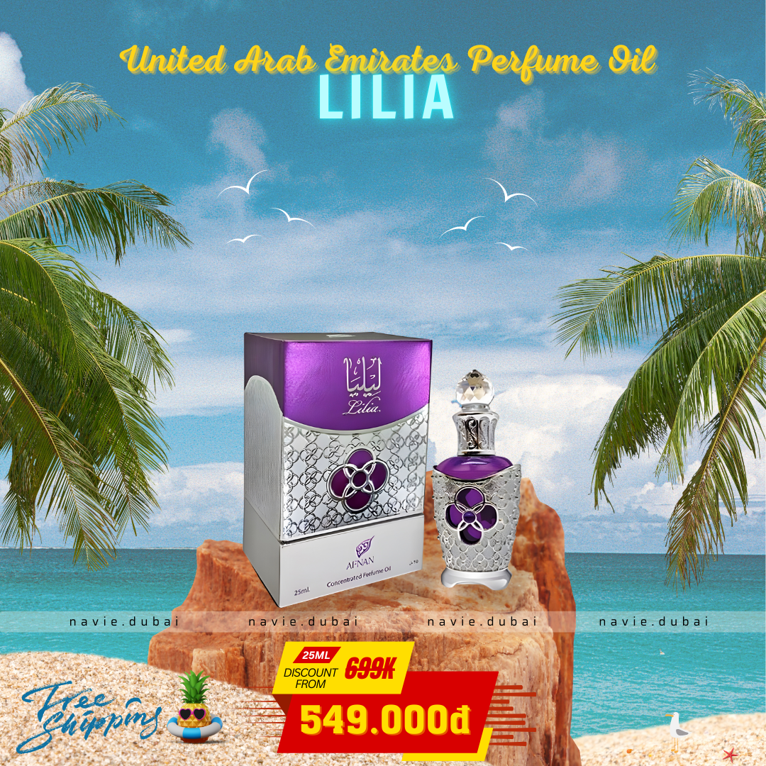  [Navie Dubai] Lilia • Tinh dầu nước hoa Nội Địa Dubai 
