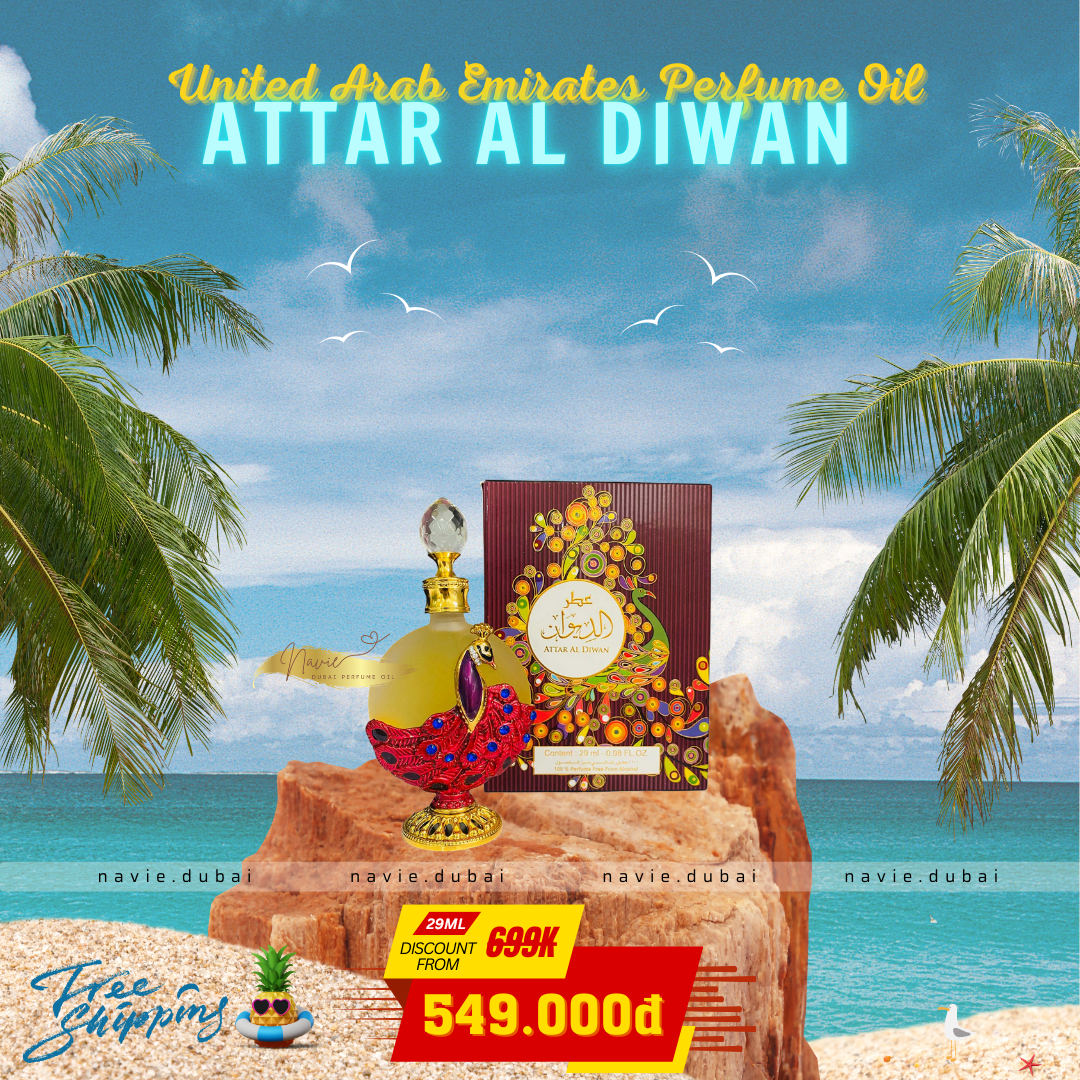  [Navie Dubai] Attar Al Diwan • Tinh dầu nước hoa Nội Địa Dubai 