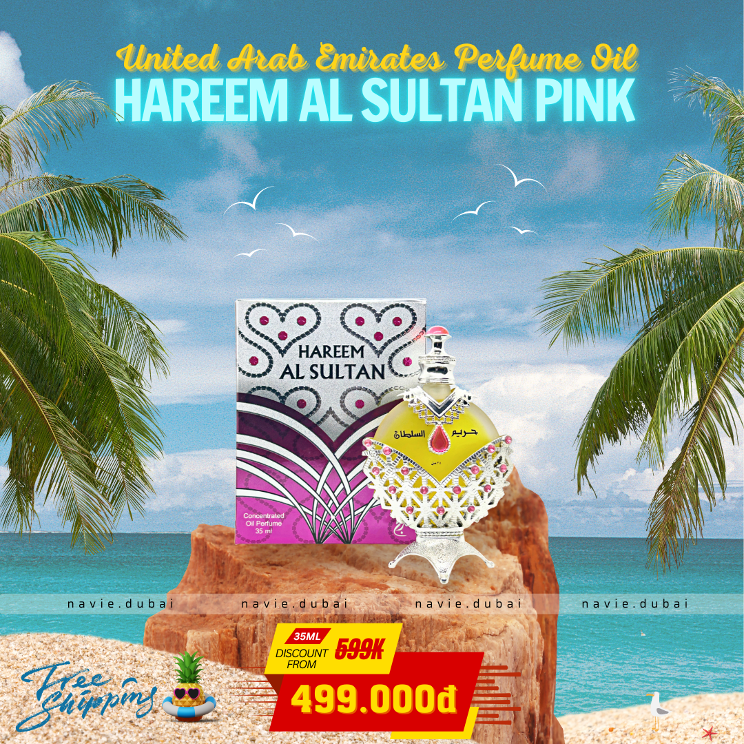  [Navie Dubai] Hareem Al Sultan Pink • Tinh dầu nước hoa Nội Địa Dubai 