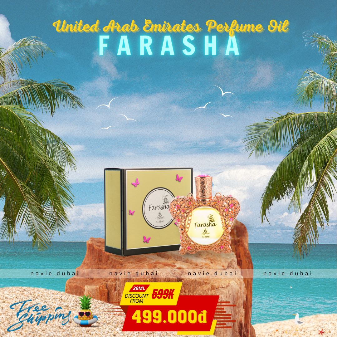  [Navie Dubai] Farasha • Tinh dầu nước hoa Nội Địa Dubai 