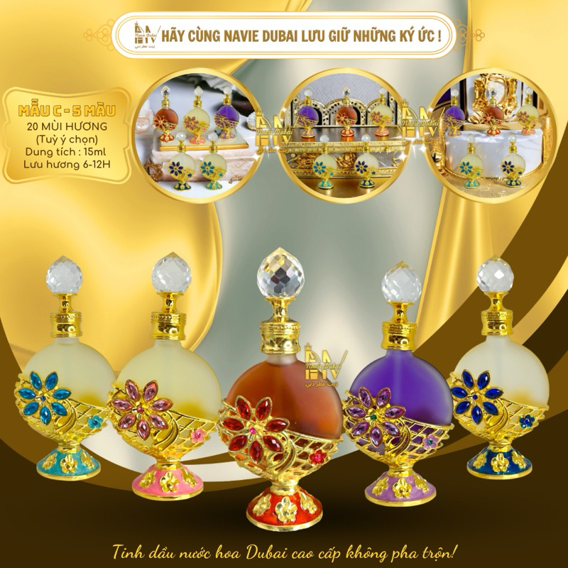  [C-15ml] Tinh dầu nước hoa Dubai cao cấp [Navie Dubai] 