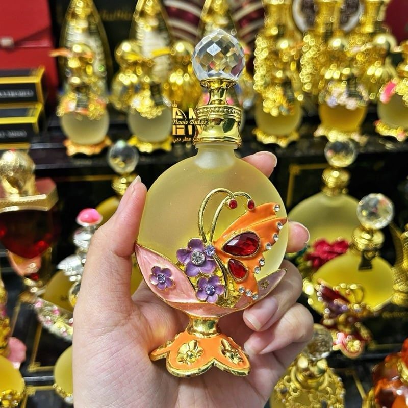  [SALE] Navie Dubai Tinh dầu nước hoa Dubai Chai Thiết kế Bướm 25ml 