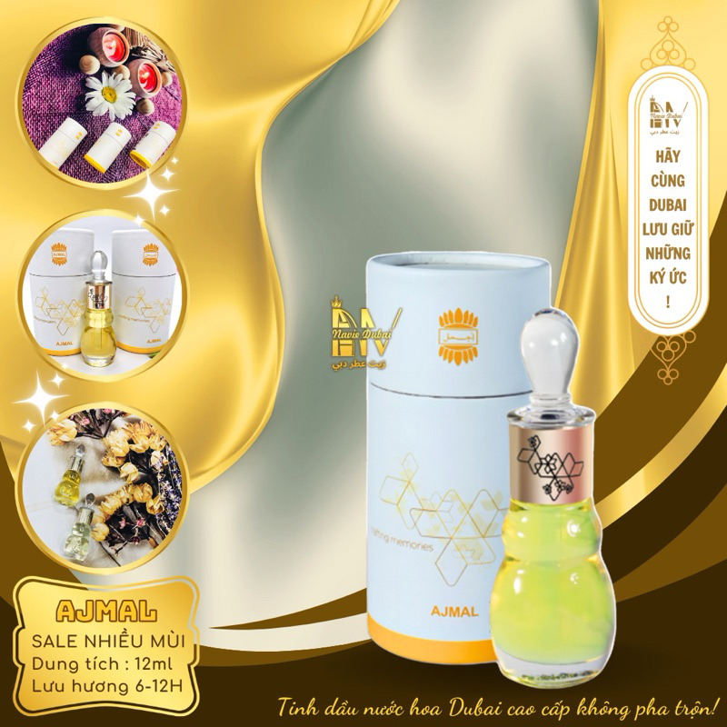  Navie Dubai Tinh dầu nước hoa Dubai Ajmal 12ml 