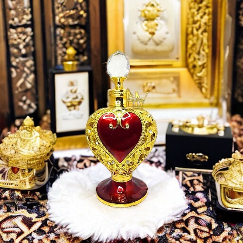  [SALE] Navie Dubai Tinh dầu nước hoa Dubai Chai Thiết kế Tim đỏ 