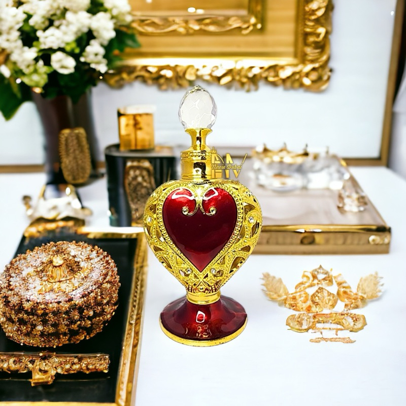  [SALE] Navie Dubai Tinh dầu nước hoa Dubai Chai Thiết kế Tim đỏ 
