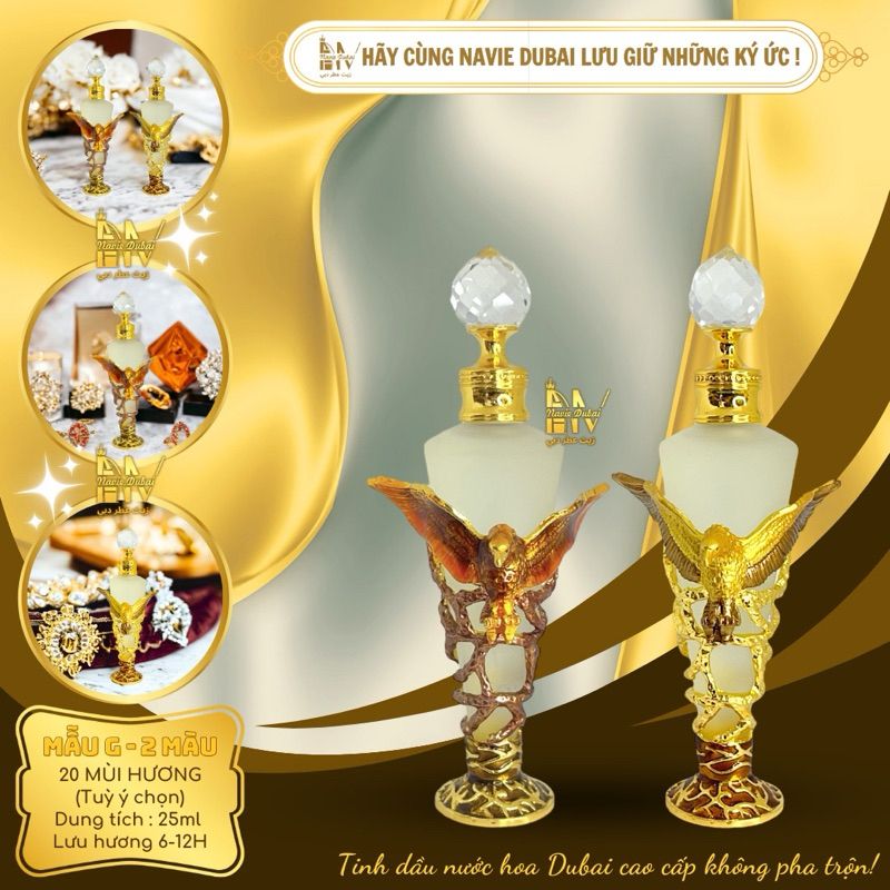  [G-25ml] Tinh dầu nước hoa Dubai cao cấp [Navie Dubai] 