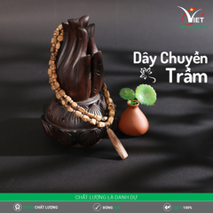 Dây Chuyền Trầm Thiên Nhiên Kiểu Đốt Trúc Ngắn