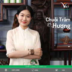 Chuỗi Trầm Tốc Thiên Nhiên 108 Hạt - Thanh Lịch - Mùi Thơm Dịu Nhẹ