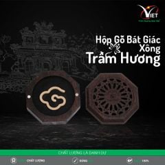 Hộp Gỗ Bát Giác Xông Trầm Hương