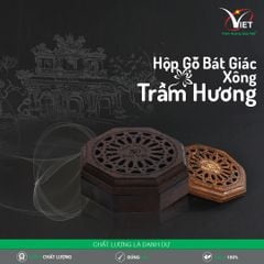 Hộp Gỗ Bát Giác Xông Trầm Hương
