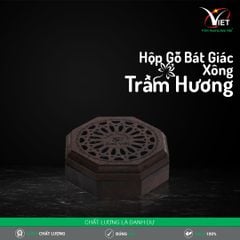 Hộp Gỗ Bát Giác Xông Trầm Hương
