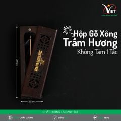 Hộp Gỗ Phụ Kiện Xông Trầm Hương Không Tăm