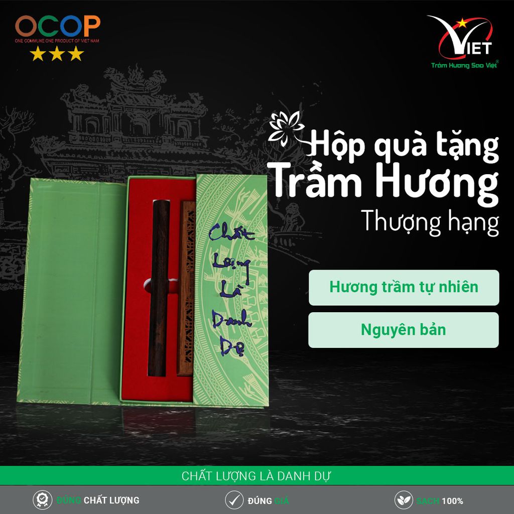 Hộp Quà Tặng Trầm Hương Thượng Hạng