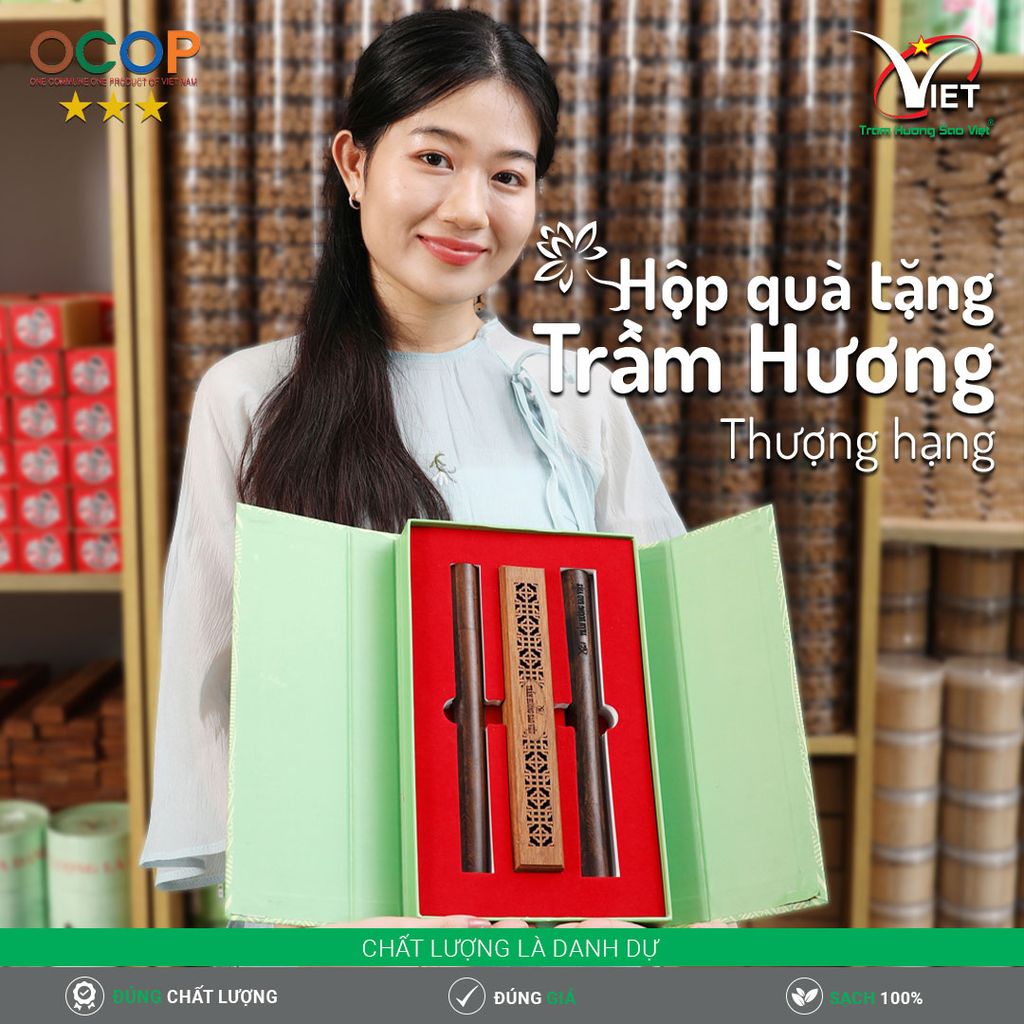 Hộp Quà Tặng Trầm Hương Thượng Hạng