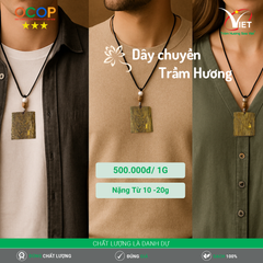 Dây Chuyền Trầm Hương – Vẻ Đẹp Tự Nhiên, Bình An Tâm Hồn, Giá từ 5 - 10 triệu