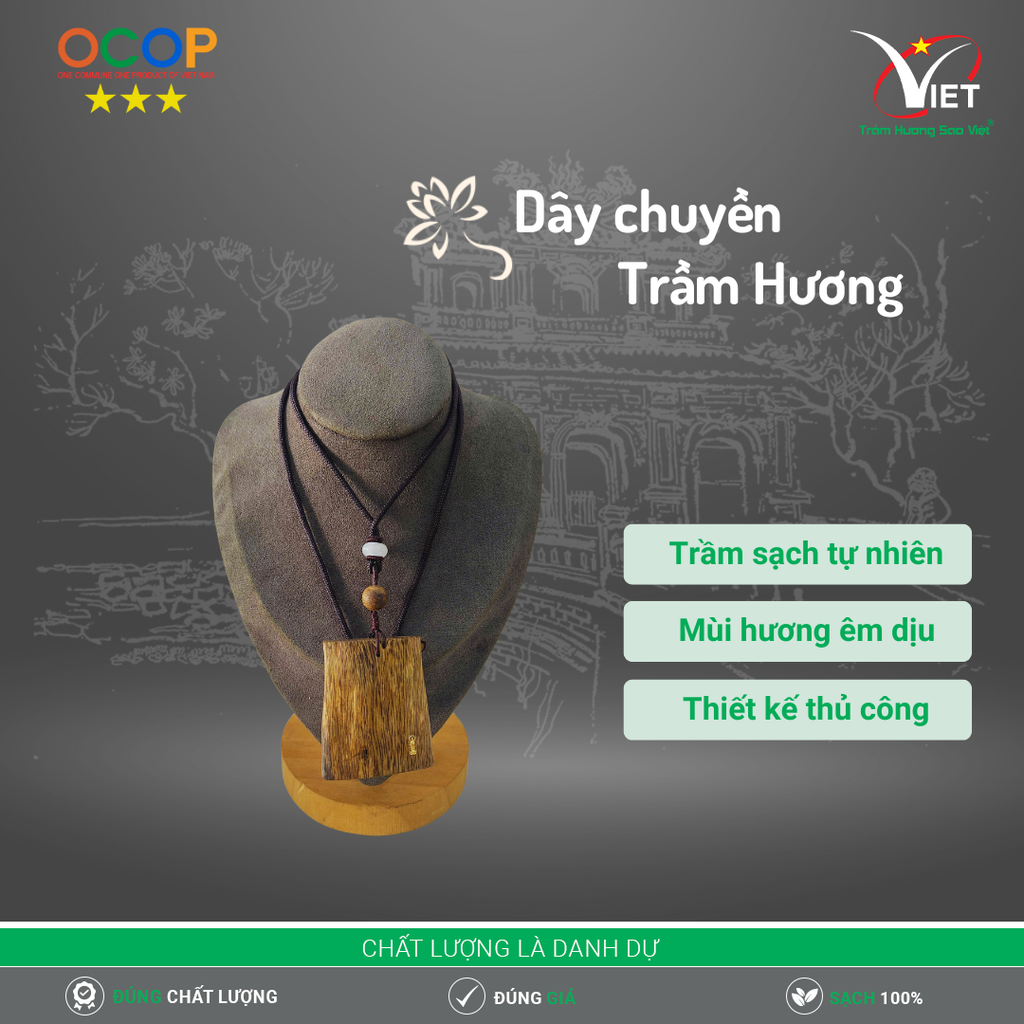Dây Chuyền Trầm Hương – Vẻ Đẹp Tự Nhiên, Bình An Tâm Hồn, Giá từ 5 - 10 triệu
