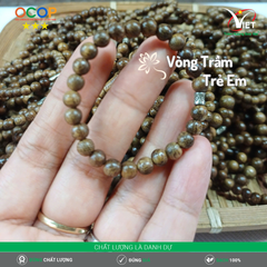 Vòng Trầm Hương Trẻ Em – Bảo Vệ & May Mắn Từ Thiên Nhiên Cho Bé Yêu