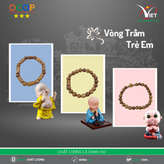 Vòng Trầm Hương Trẻ Em – Bảo Vệ & May Mắn Từ Thiên Nhiên Cho Bé Yêu