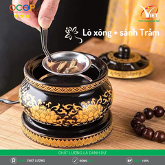 Lò xông + sánh Trầm