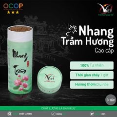 Nhang Trầm Hương Cao Cấp 3 Tấc Hộp Tròn 1 kg hơn 1000 Cây