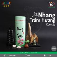 Nhang Trầm Hương Cao Cấp 3 Tấc Hộp Tròn 1 kg hơn 1000 Cây