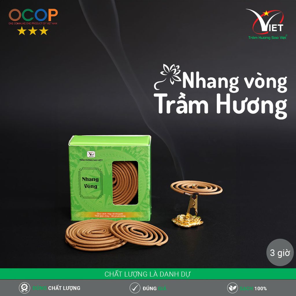Nhang Vòng Trầm Hương Cao Cấp