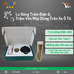 Lư Xông Trầm Điện & Trầm Vân Mây Dùng Trên Xe Ô Tô – Trải Nghiệm Mùi Hương Thư Giãn Đẳng Cấp