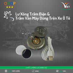 Lư Xông Trầm Điện & Trầm Vân Mây Dùng Trên Xe Ô Tô – Trải Nghiệm Mùi Hương Thư Giãn Đẳng Cấp