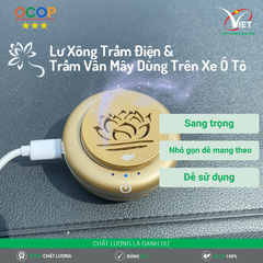 Lư Xông Trầm Điện & Trầm Vân Mây Dùng Trên Xe Ô Tô – Trải Nghiệm Mùi Hương Thư Giãn Đẳng Cấp