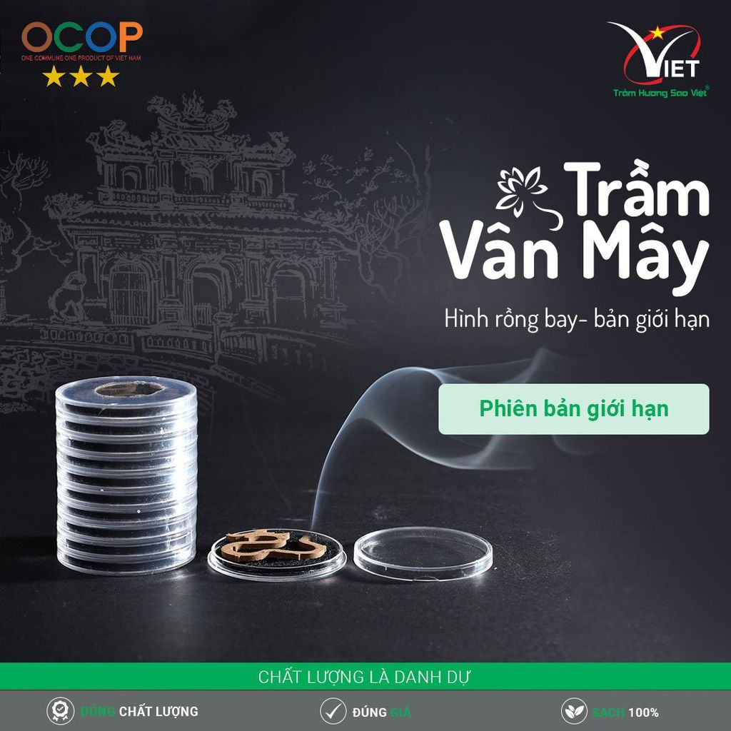 Trầm Vân Mây Hình Rồng - Phiên Bản Giới Hạn