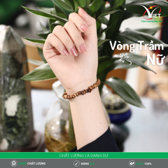 Vòng Trầm Mảnh Thiên Nhiên Dành Cho Nữ - Độc Đáo