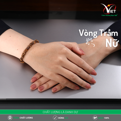 Vòng Trầm Mảnh Thiên Nhiên Dành Cho Nữ - Độc Đáo