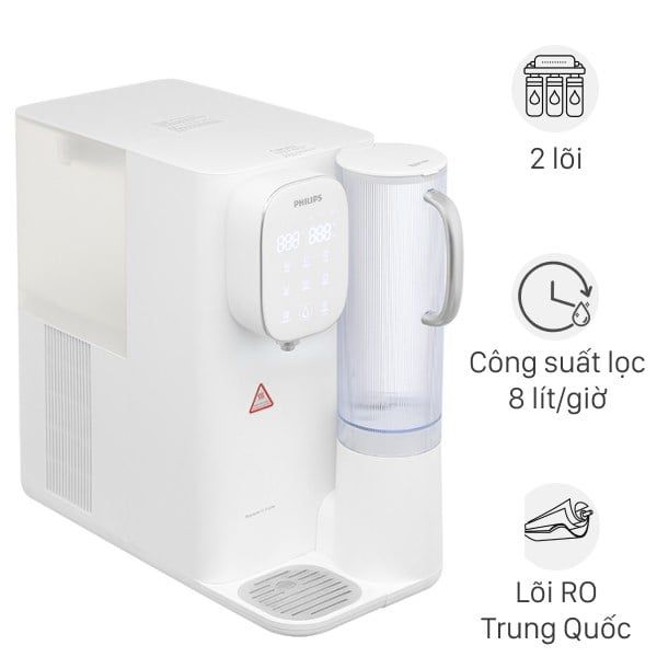 MÁY LỌC NƯỚC ĐỂ BÀN RO NÓNG LẠNH PHILIPS ADD6912WH/74