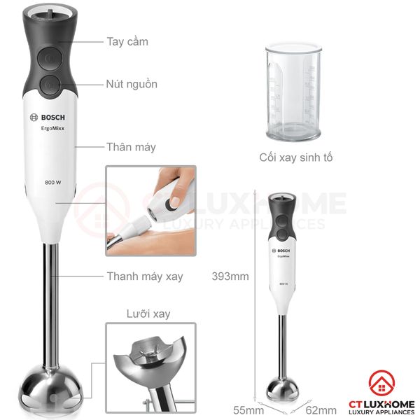 Máy xay cầm tay Bosch MS61A4110