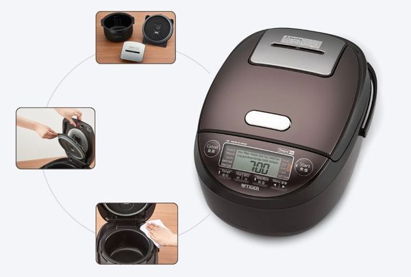 Nồi cơm điện tử áp suất cao tần 1.0 lít Tiger JPK-W10W