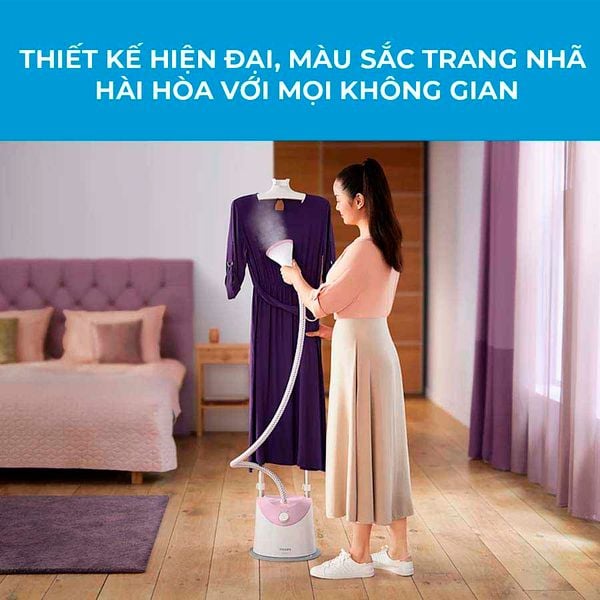 Bàn Ủi Hơi Nước Đứng Philips GC485/49 1800W