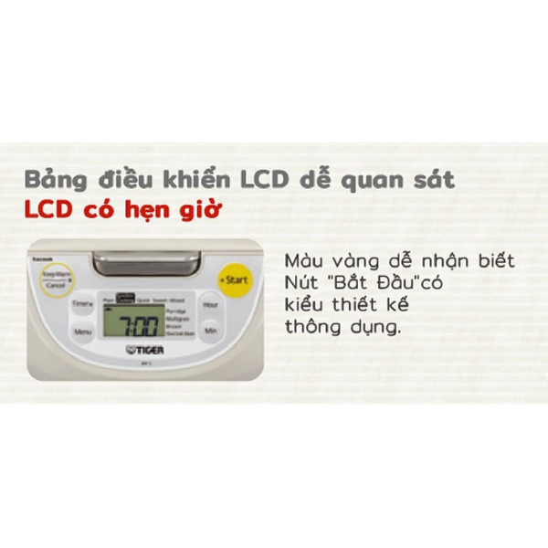 Nồi cơm điện TIGER  JBV-S18W