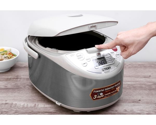 Nồi cơm điện tử cao tần Tiger 2 trong 1 JKW-A18W - Dung tích 1.8L