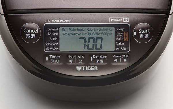 Nồi cơm điện tử áp suất cao tần 1.8 lít Tiger JPK-W18W