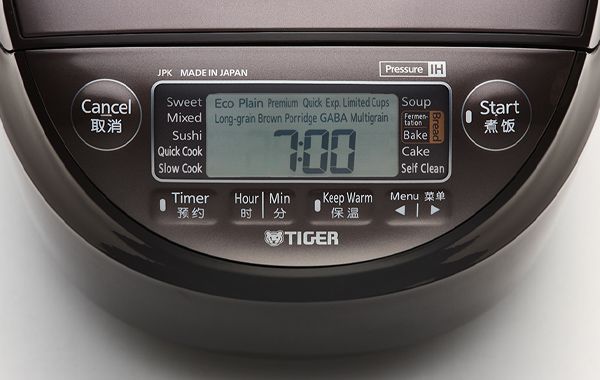 Nồi cơm điện tử áp suất cao tần 1.0 lít Tiger JPK-W10W