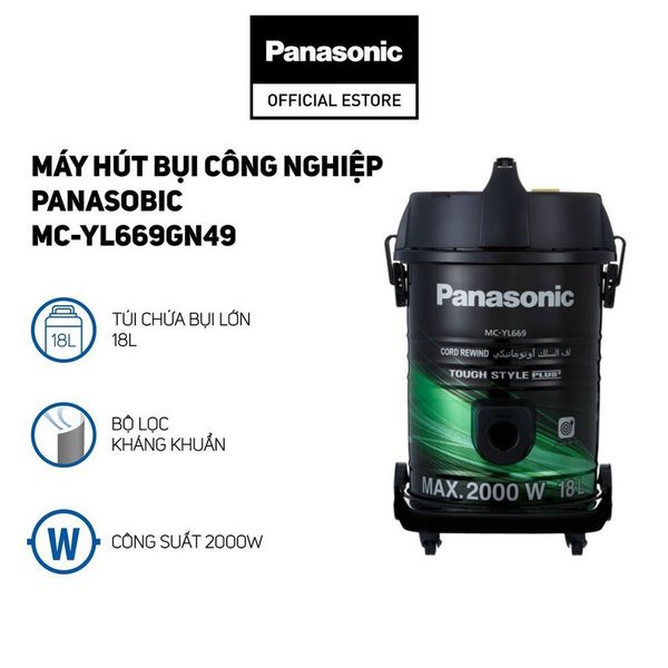 Máy hút bụi công nghiệp Panasonic MC-YL669GN49