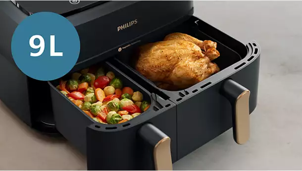 Nồi chiên không dầu Airfryer Hai ngăn NA352/00