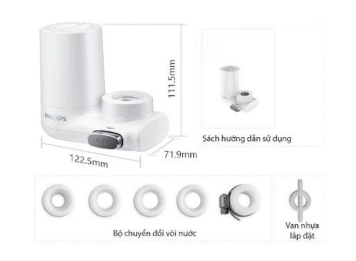 Bộ lọc nước tại vòi Philips AWP3753/98