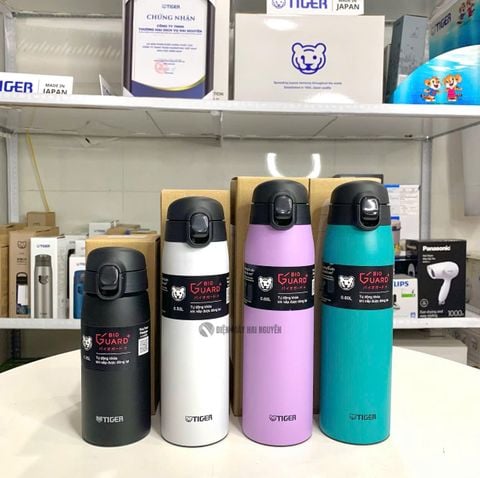 Bình giữ nhiệt lưỡng tính nắp bật đẩy Tiger MCT-K