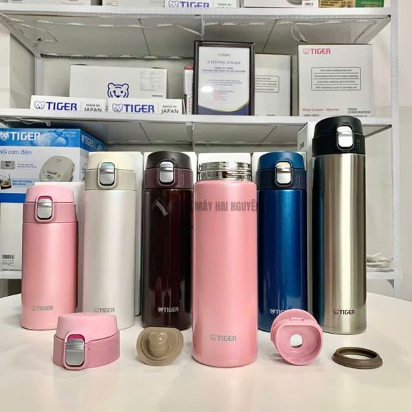 Bình giữ nhiệt lưỡng tính nắp đẩy Tiger MMJ-A