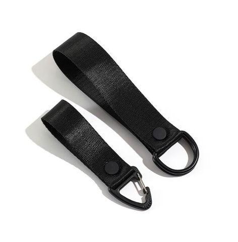 Móc khóa tam giác + Nút bấm + Logo